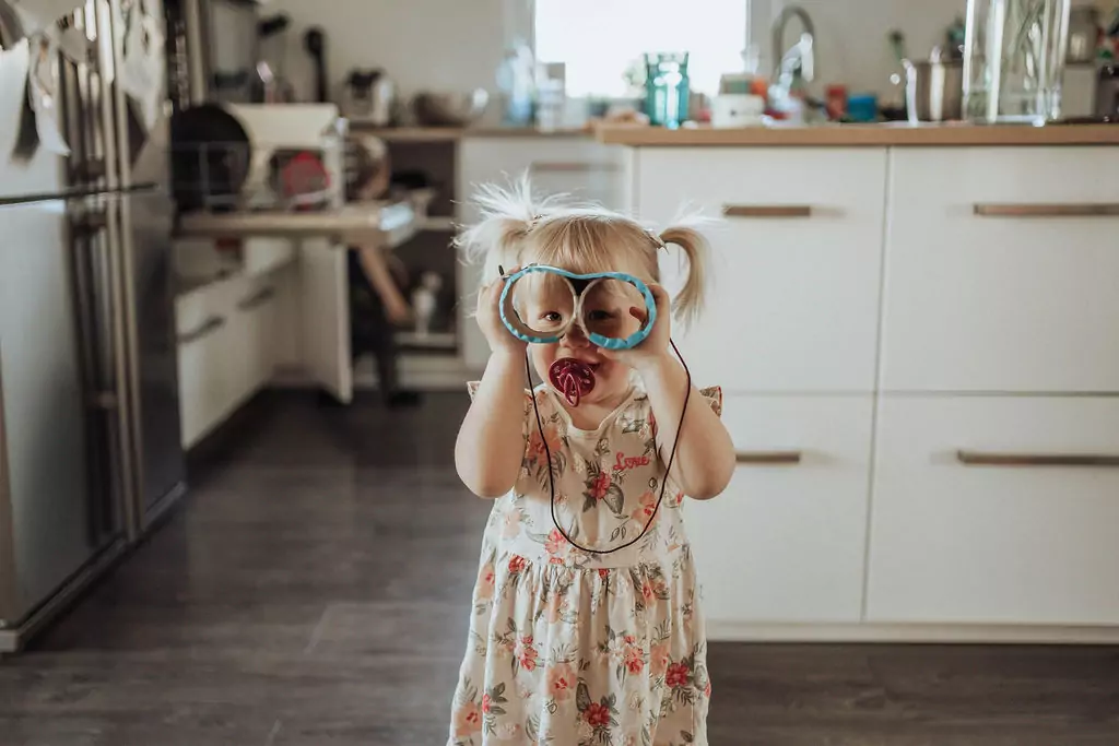 Familienbilder zu Hause